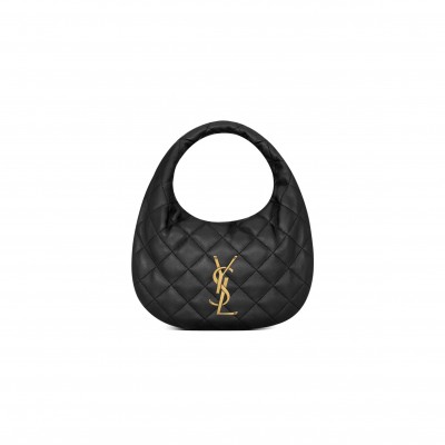 YSL ICARINO IN QUILTED NAPPA 851689AAANG1000 (17*15.5*3cm)